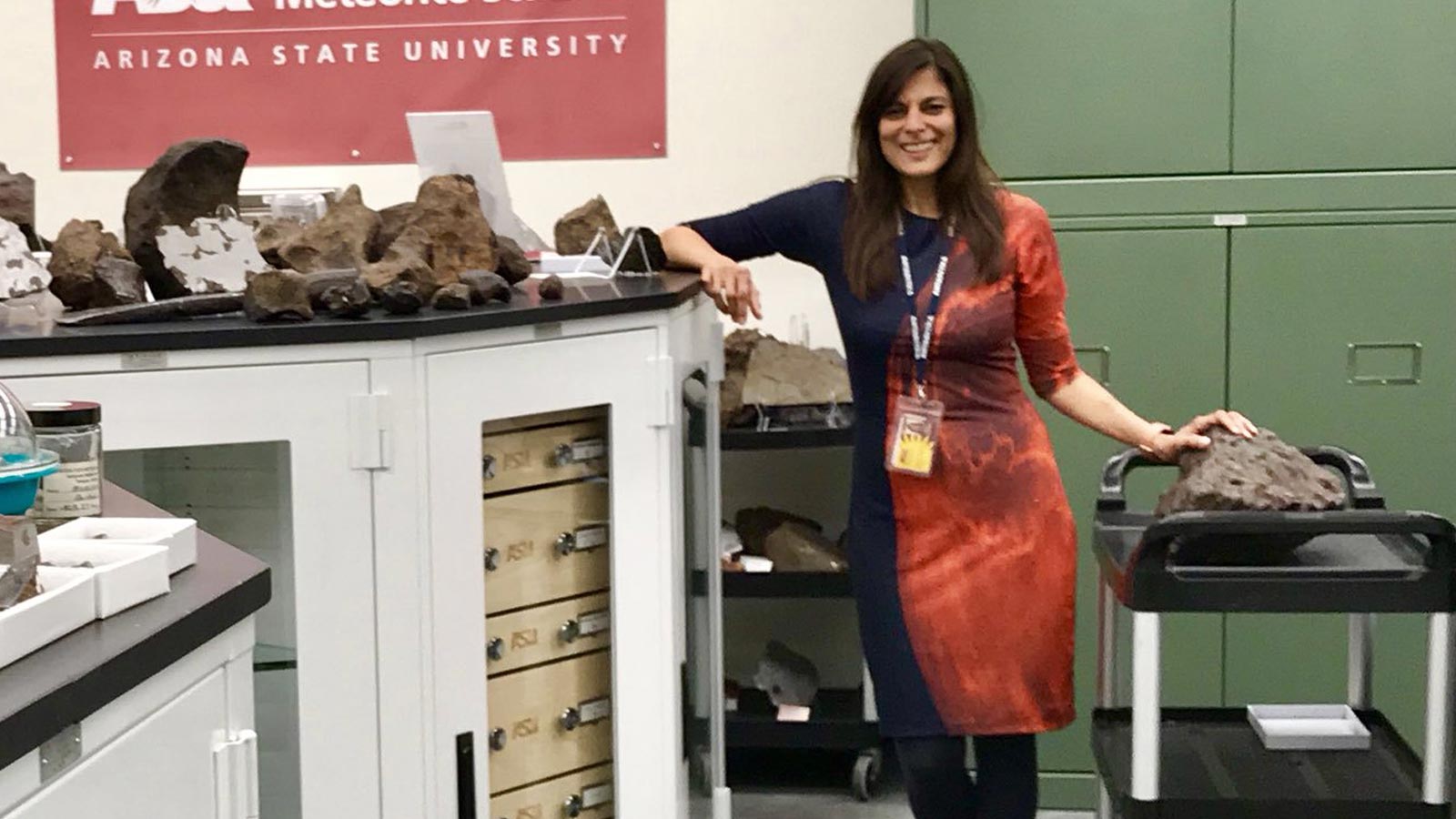 Science Fashion: Mars Dress at Center for Meteorite Studies