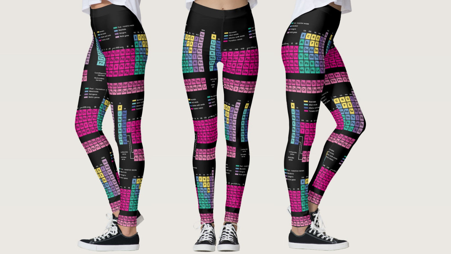 Updated Periodic Table Leggings