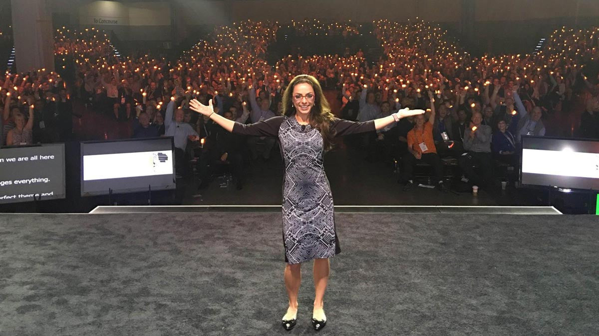 Katie Linendoll at Teradata 2016