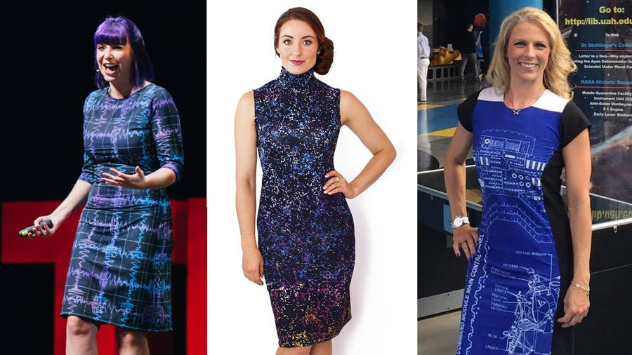 Celebrate Science with these Space-Inspired Dresses - Shenova Fashion Celebrate Science with these Space-Inspired Dresses - Shenova Fashion