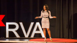 Shenova Circuitry Dress at Tedx with Keisha Howard
