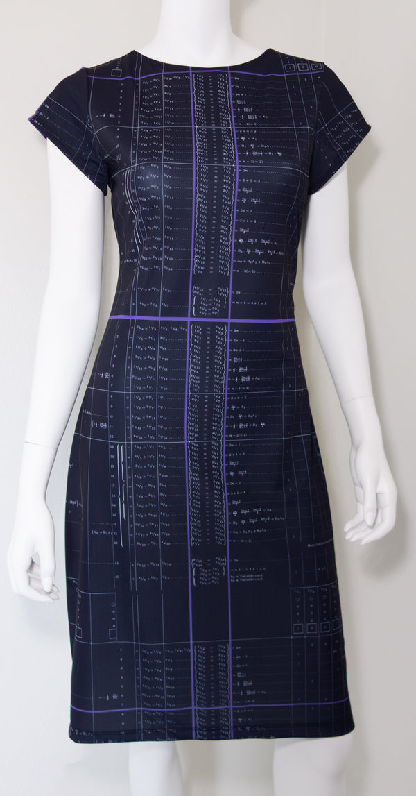 Ada Lovelace Computer Algorithm Code Dress Front