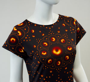 EHT Black Hole Dress Pattern Closeup
