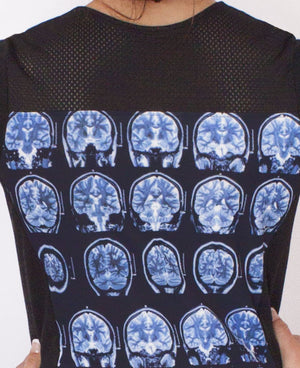 Brain Scan Dress Closeup