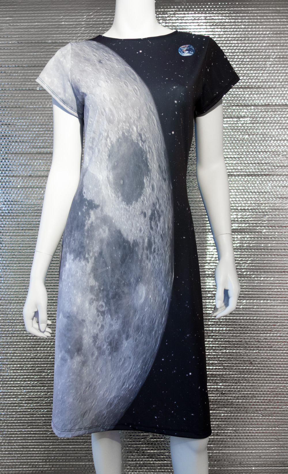 moon dress inspired by the famed May Catalog Color:#41-Peacock Blue Summer Stripes: Everlane Cotton