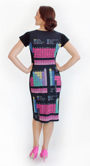 Periodic Table Elements Dress Back